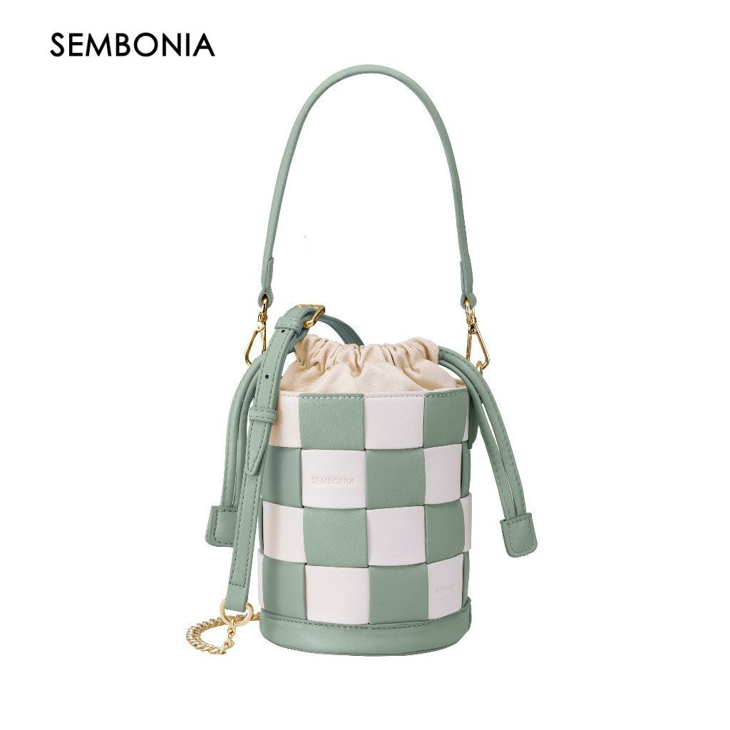 Charlotte Classic Plaid Bucket Bag