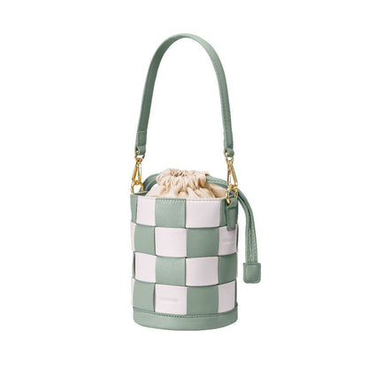 Charlotte Classic Plaid Bucket Bag
