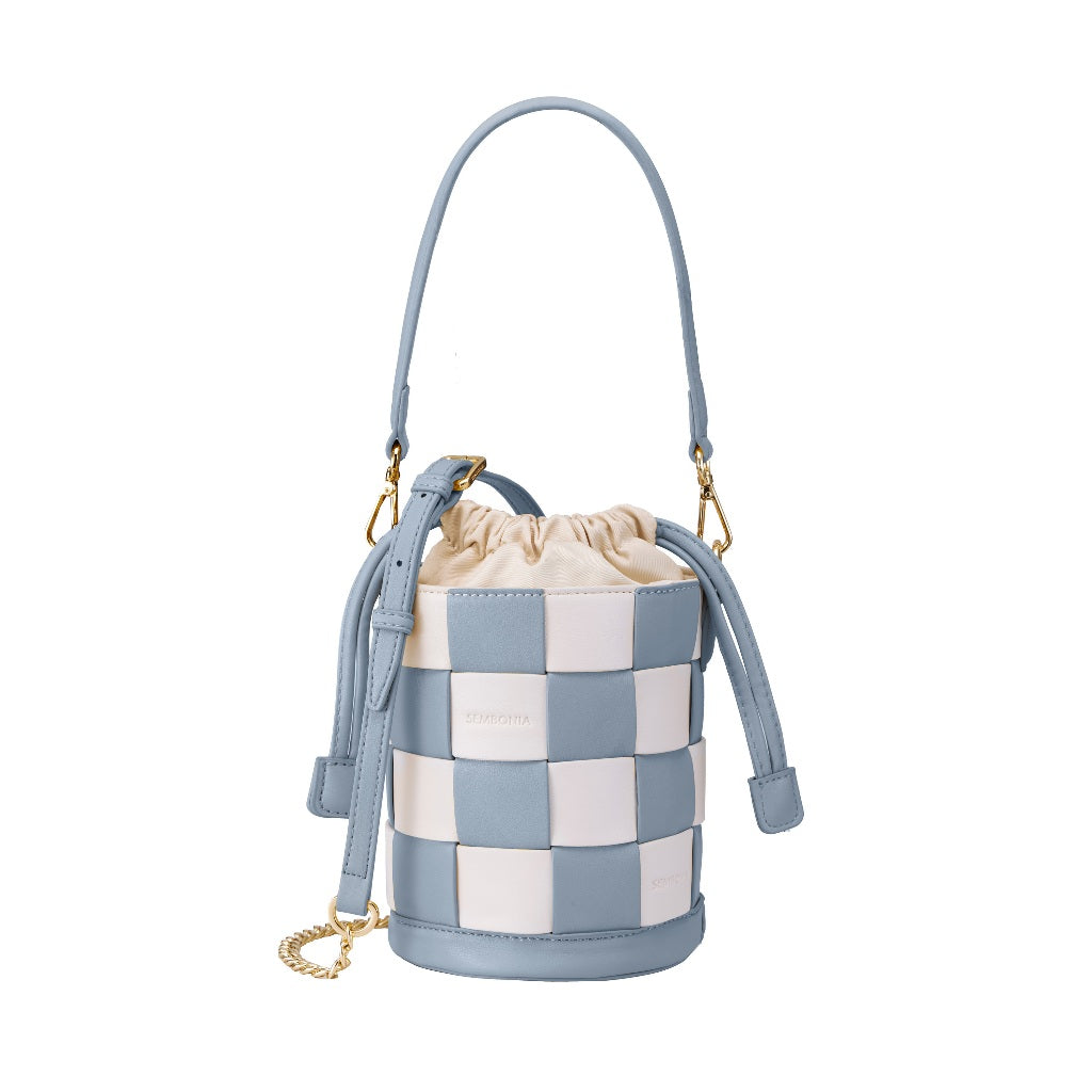 Charlotte Classic Plaid Bucket Bag