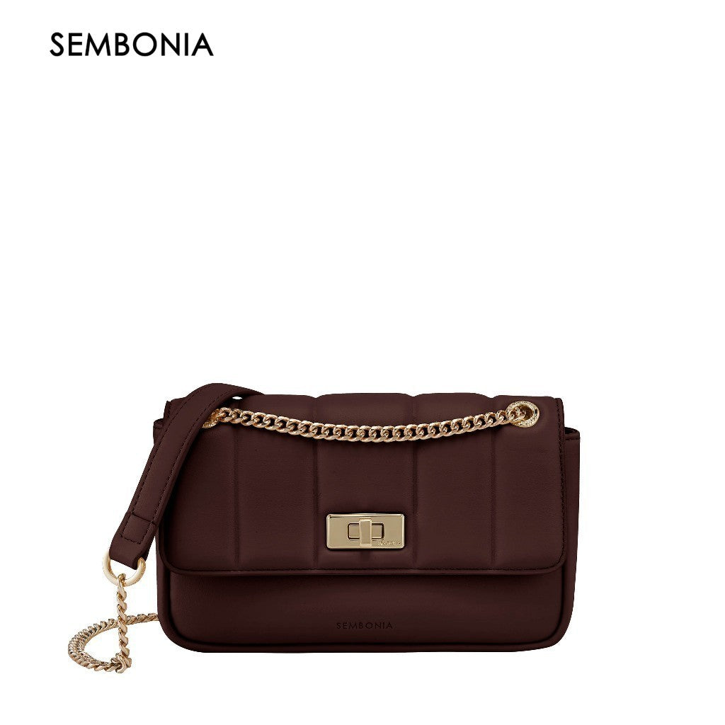 Quilted Grid Crossbody Bag
