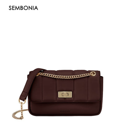 Quilted Grid Crossbody Bag