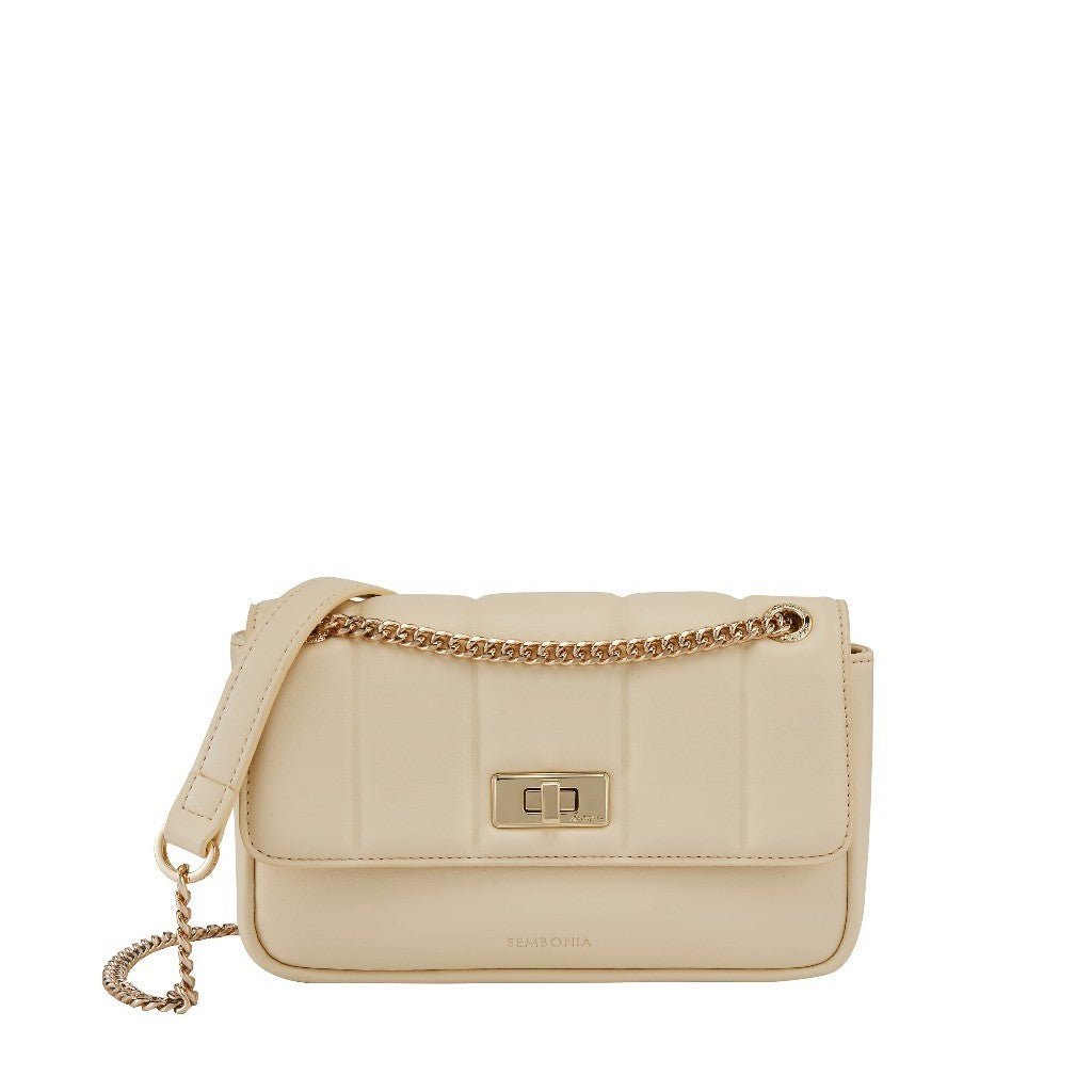 Quilted Grid Crossbody Bag