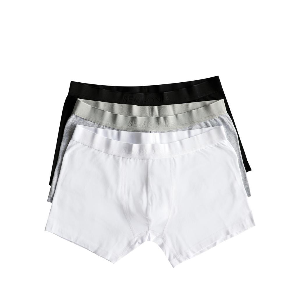 Cotton Mens Boxer Briefs 3-Pack ( Low Rise )