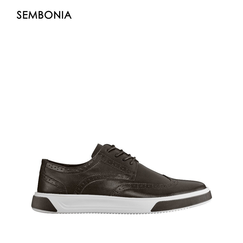 Men Recycled Materials of Synthetic Leather Brogue