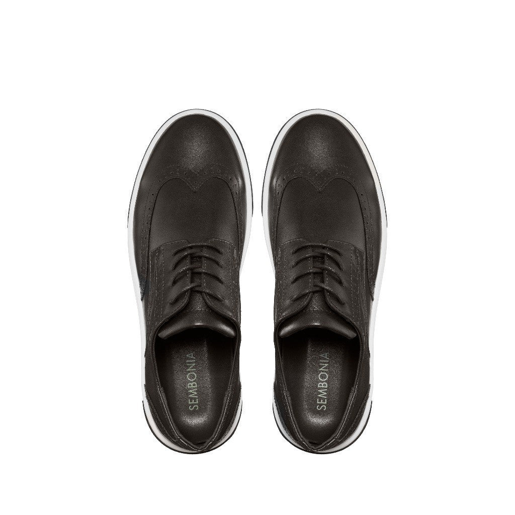 Men Recycled Materials of Synthetic Leather Brogue