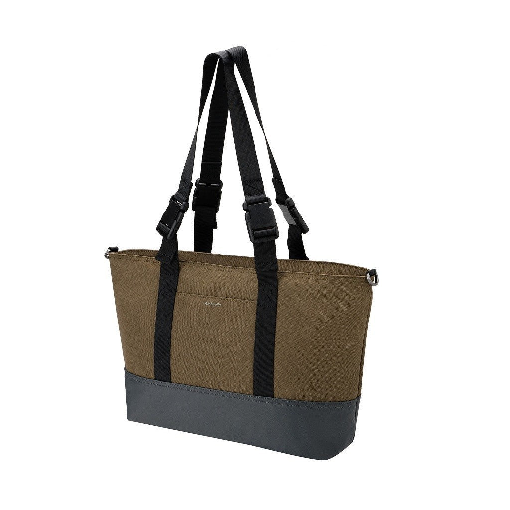 Voyage Patched Canvas Tote Bag