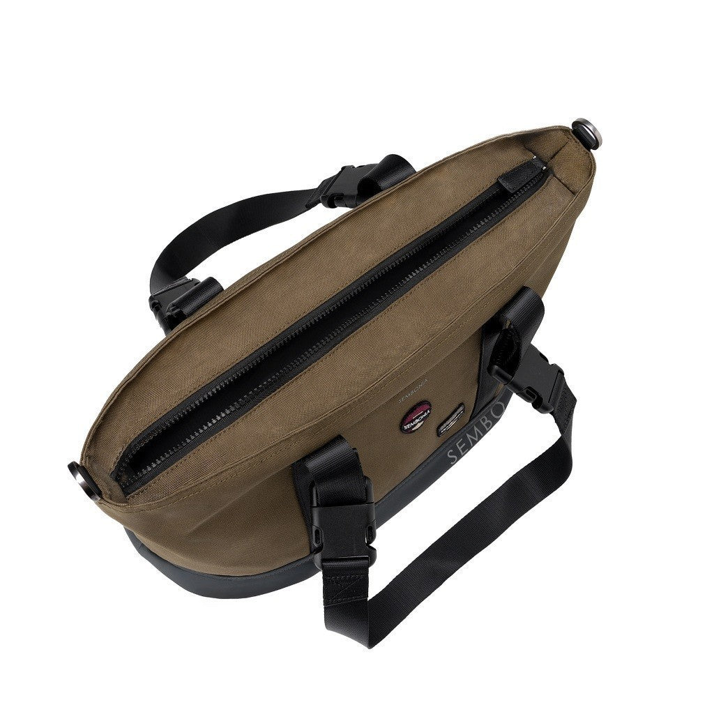 Voyage Patched Canvas Tote Bag