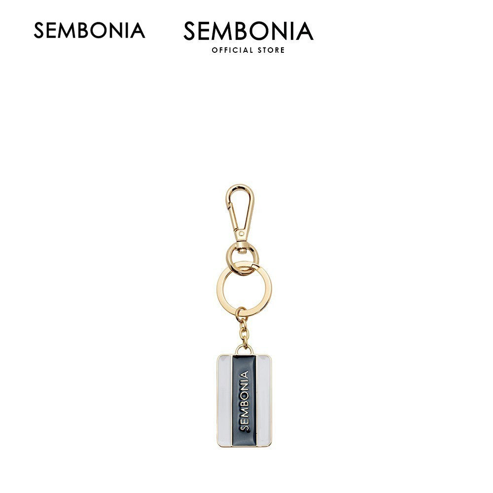 Colourblock Enamelled Keychain
