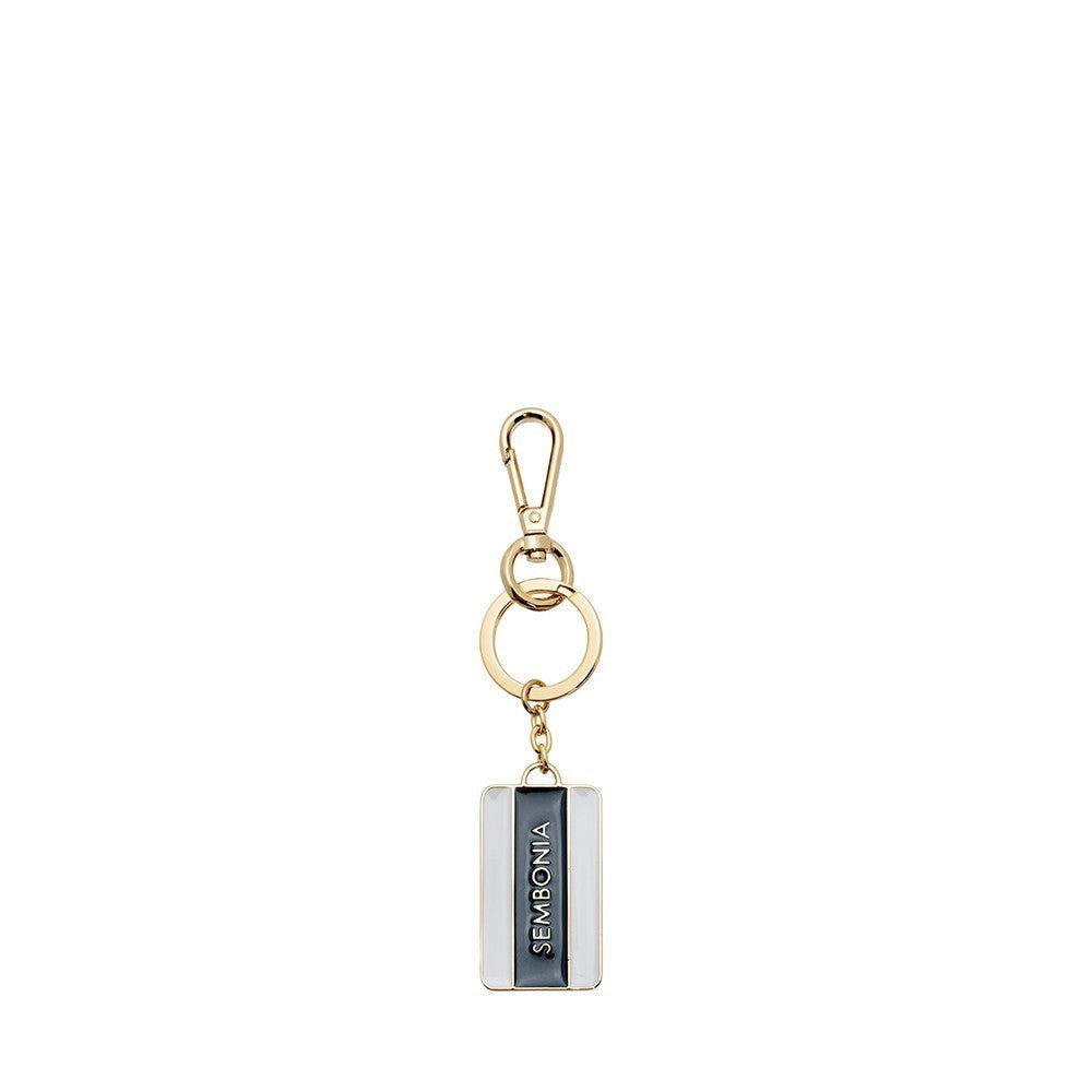 Colourblock Enamelled Keychain
