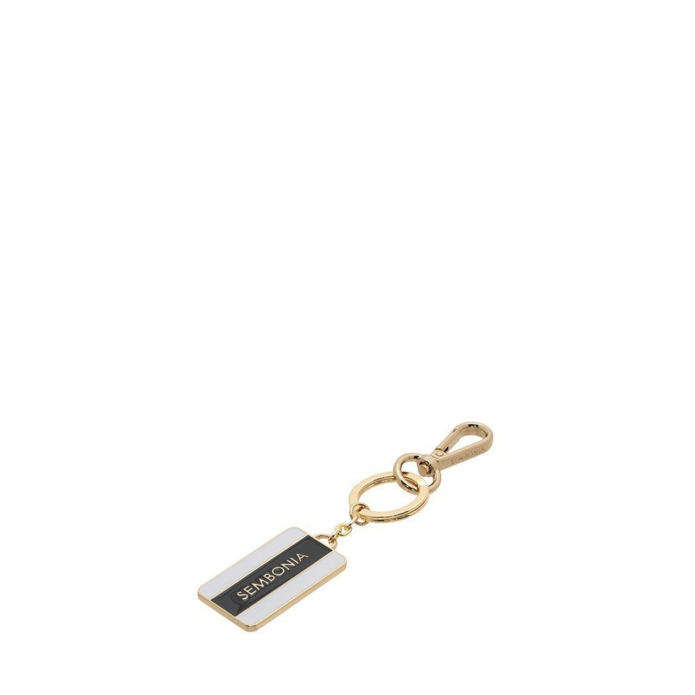 Colourblock Enamelled Keychain