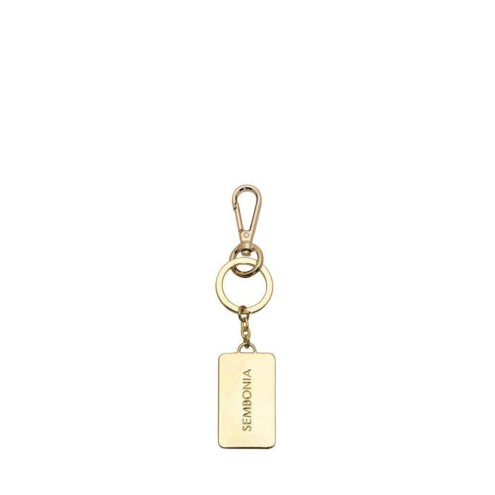 Colourblock Enamelled Keychain