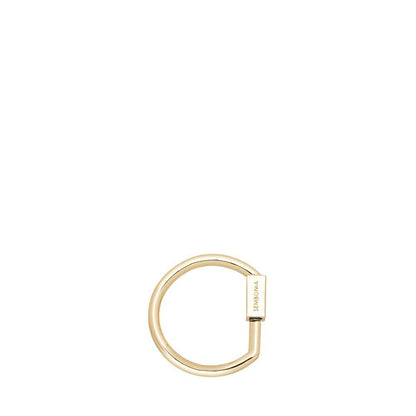 Initial Bag Charm Carabiner