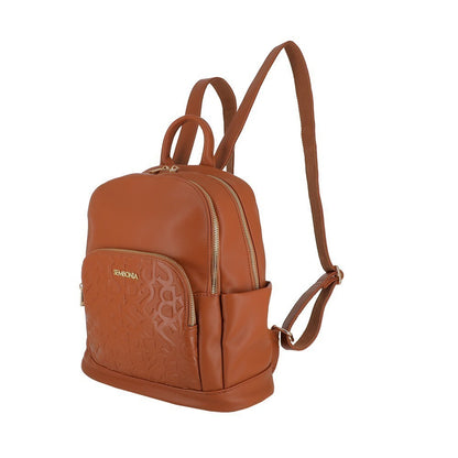 Logo-Embossed Classic Backpack