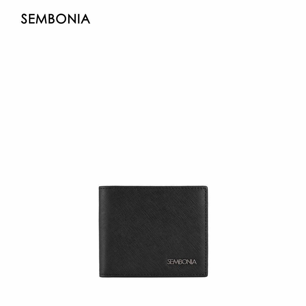 Textured Leather Tri-Fold Wallet