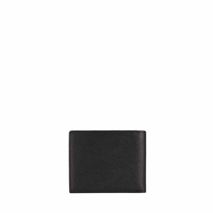 Textured Leather Tri-Fold Wallet