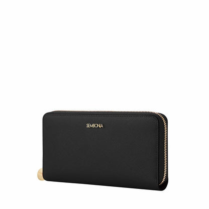 Crossgrain Zip-Around Wallet