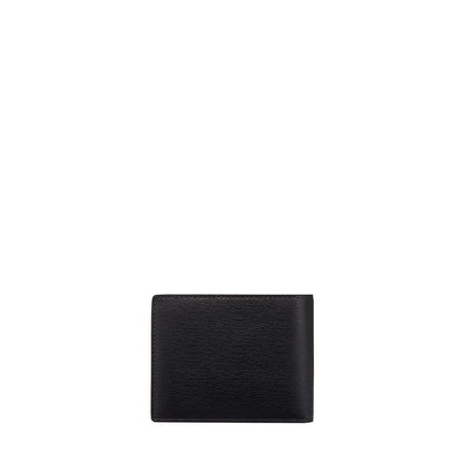 Textured Leather Compact Id Wallet