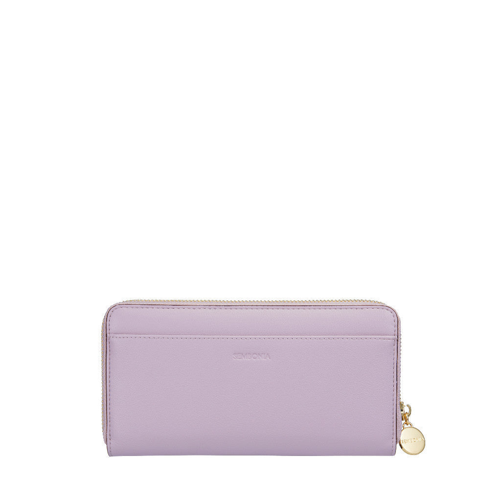 Chic Gold-Toned Studded Continental Wallet