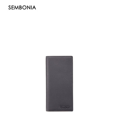 Crossgrain Leather Bi-Fold Long Wallet