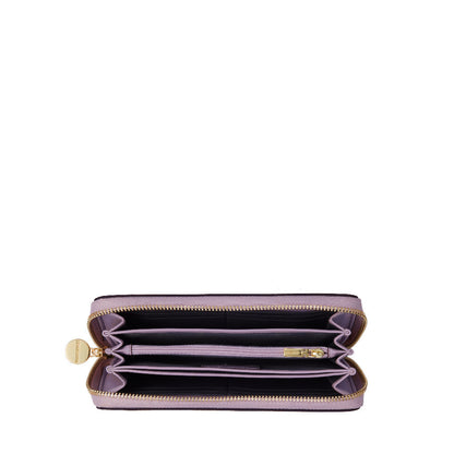 Chic Gold-Toned Studded Continental Wallet
