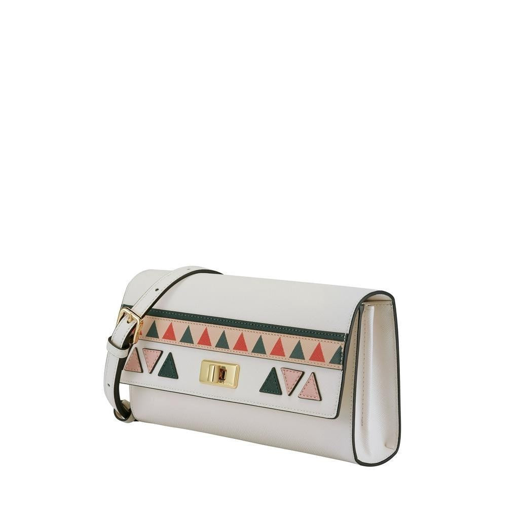 Earnestly Eco Chevron Clutch Bag