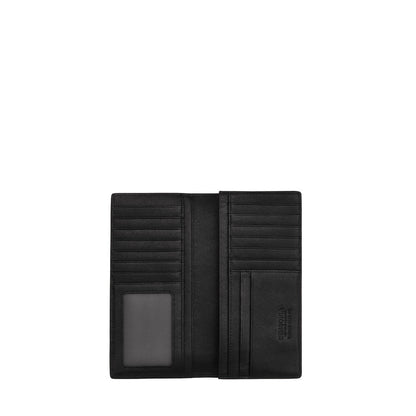 Crossgrain Leather Bi-Fold Long Wallet