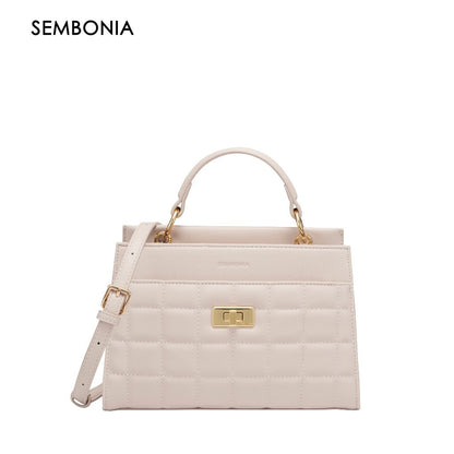 Puffer Quilted Satchel Bag