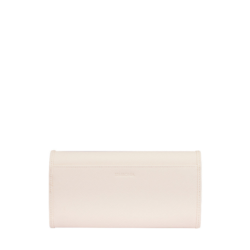 Whimsical Embroidered Logo Continental Wallet