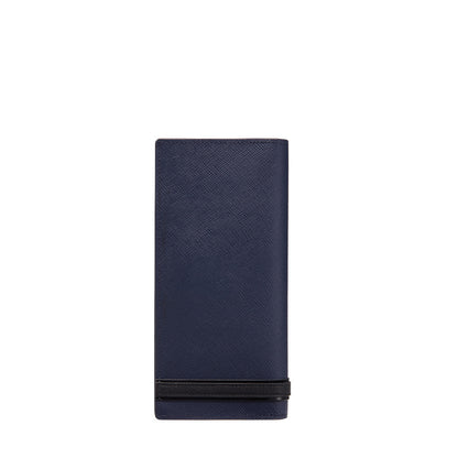 Crossgrain Leather Bi-Fold Long Wallet