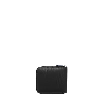 Textured Leather Medium Zip Around Wallet