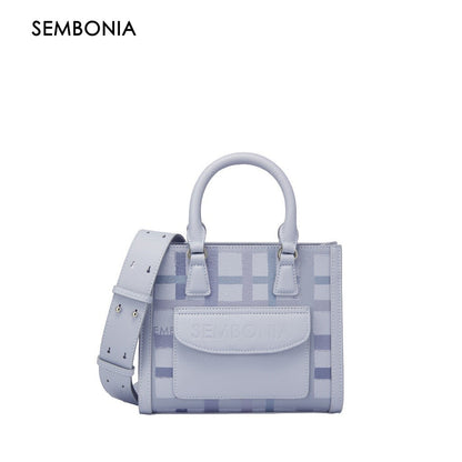 Econest Gingham Satchel Bag