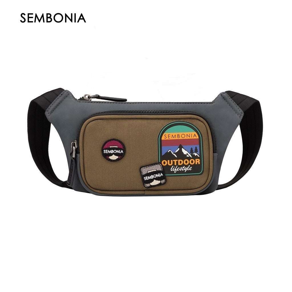 Voyage Patched Canvas Waist Bag