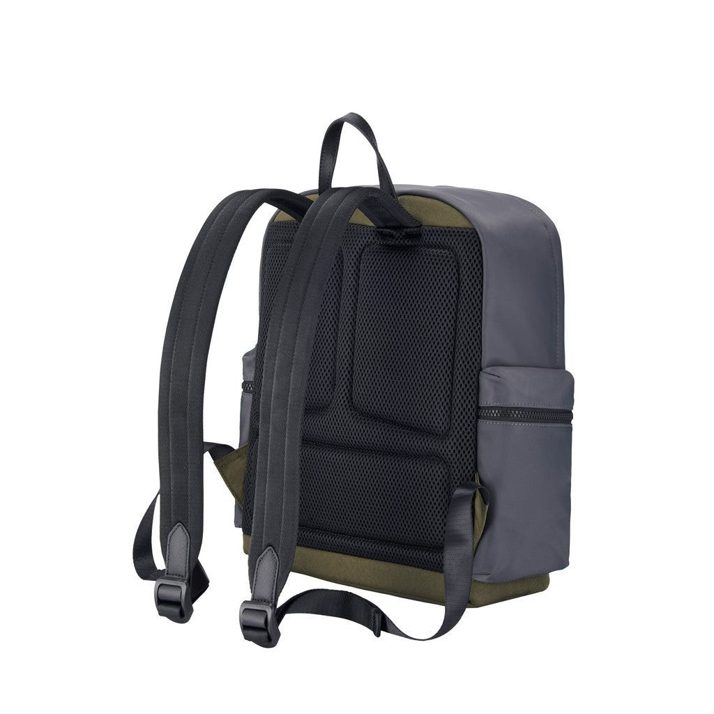 Voyage Patched Canvas Backpack Bag