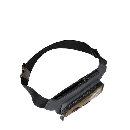 Voyage Patched Canvas Waist Bag