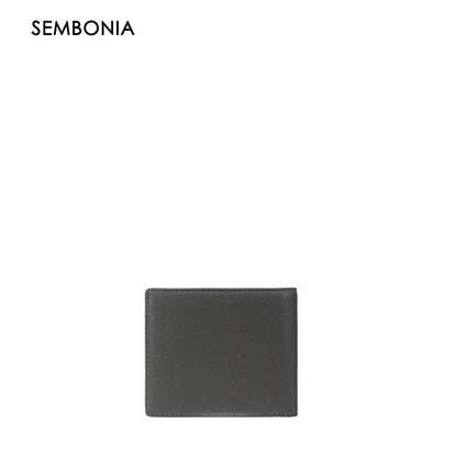 Flap-Up Card Bi-Fold Wallet With Coin Compartment