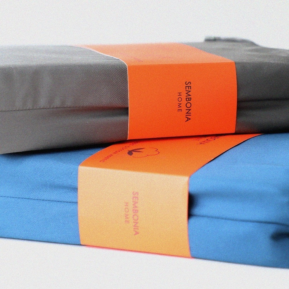 Cotton Bedsheet Set (Blue)
