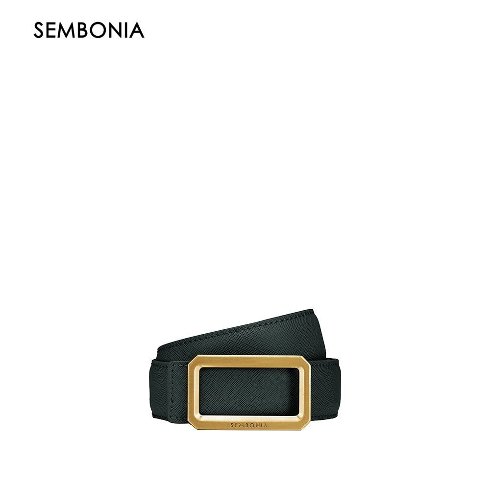 3.2Cm Matte Gold Buckle Belt