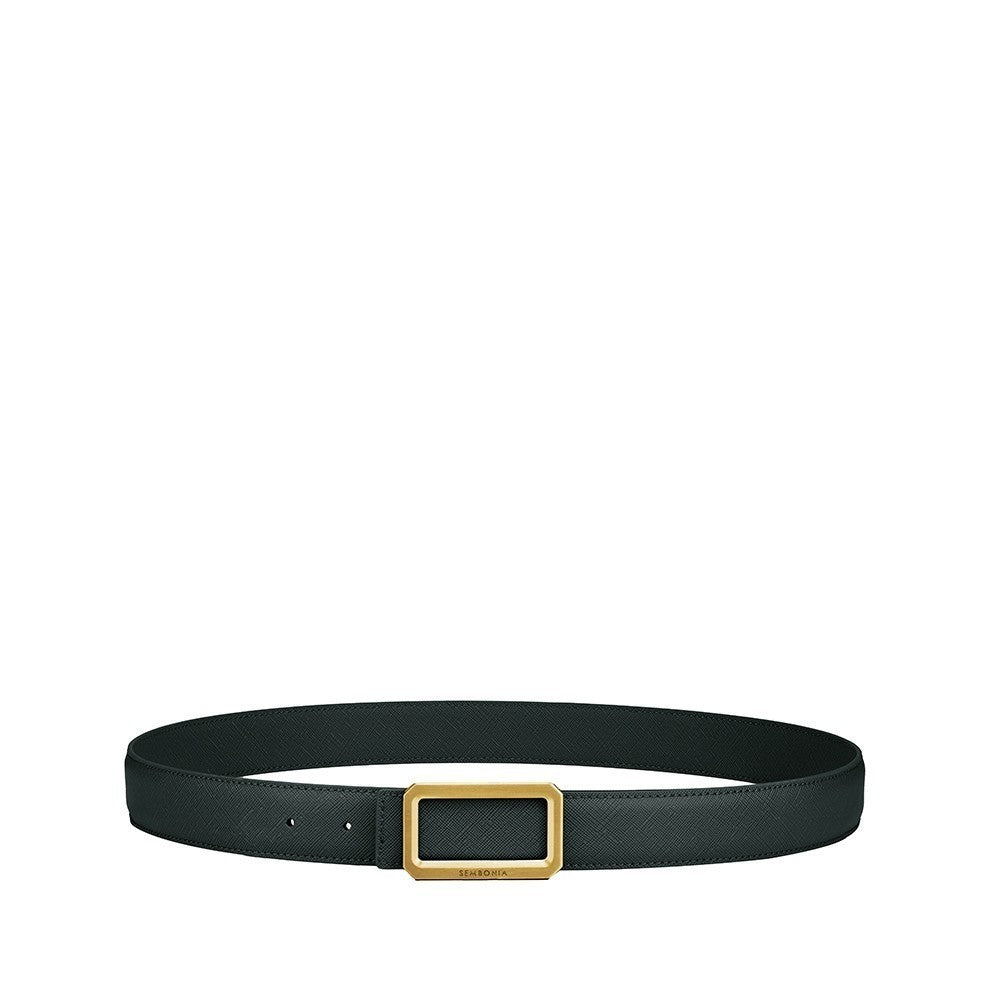 3.2Cm Matte Gold Buckle Belt