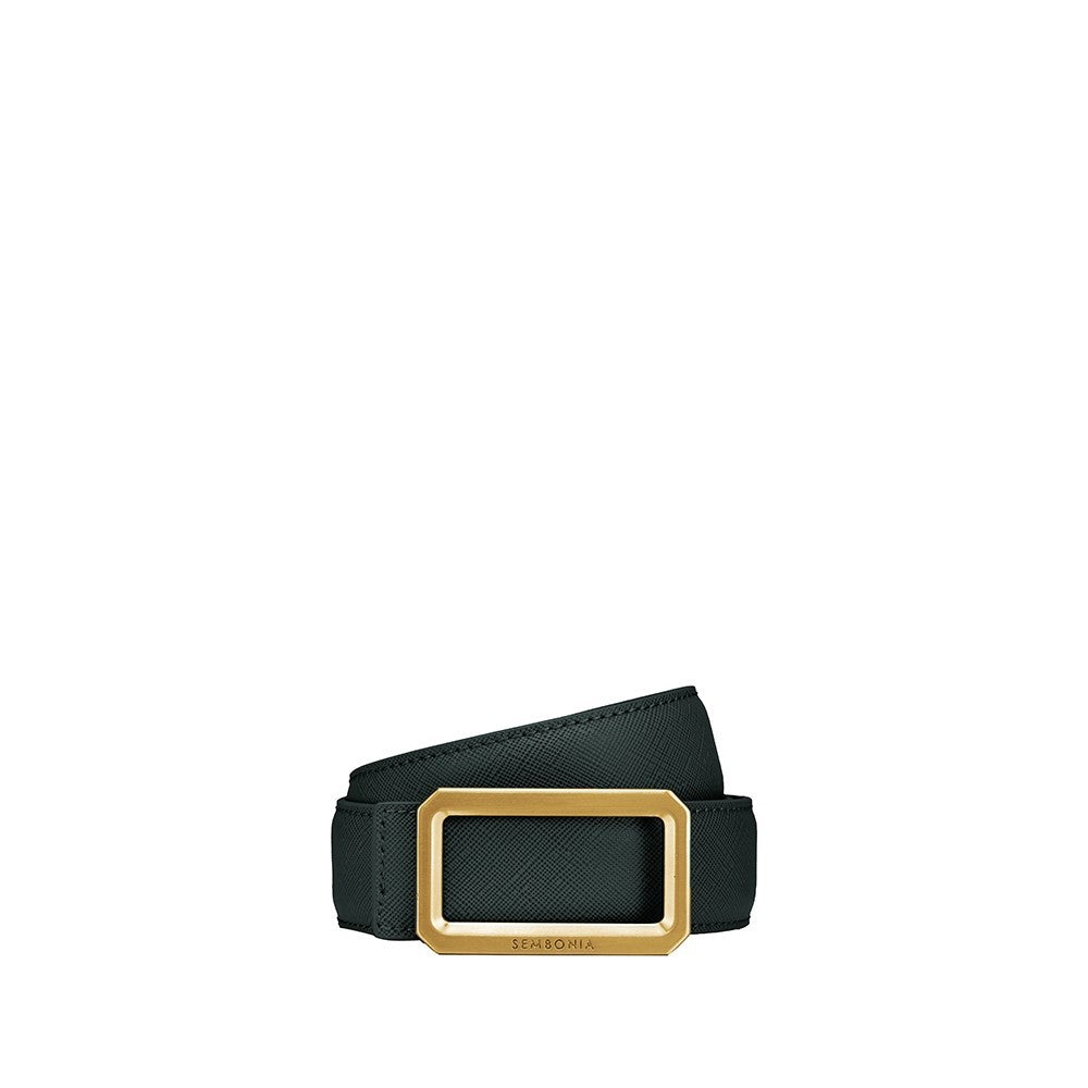 3.2Cm Matte Gold Buckle Belt