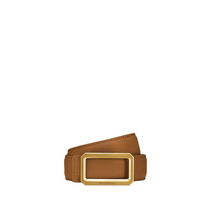 3.2Cm Matte Gold Buckle Belt