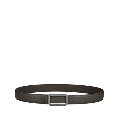 3.2Cm Matte Nickel Buckle Belt