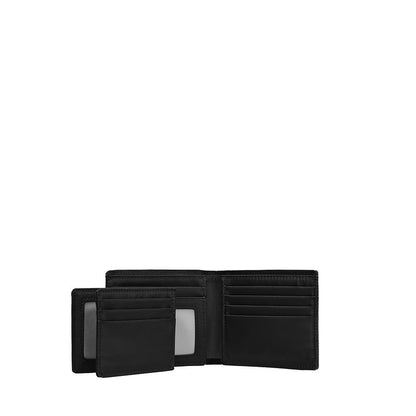 Nylon Bi-Fold Wallet With Removable Id Passcase