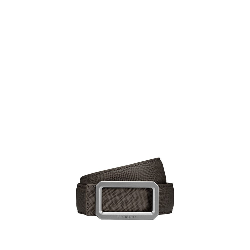 3.2Cm Matte Nickel Buckle Belt