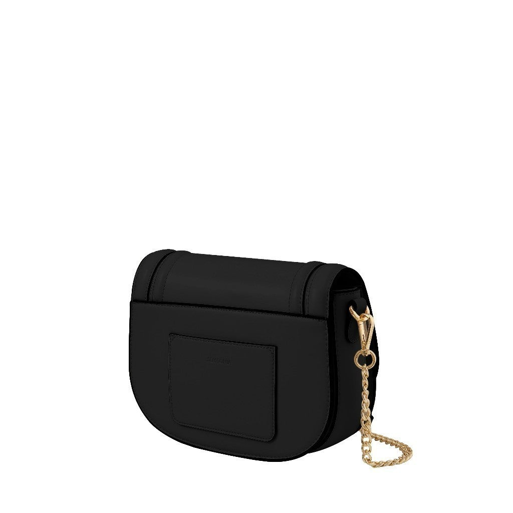 Circle Stitch-Trim Crossbody Bag