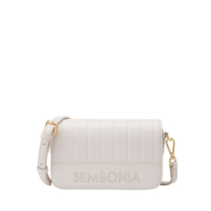 Classy Debossed Stripe Crossbody Bag