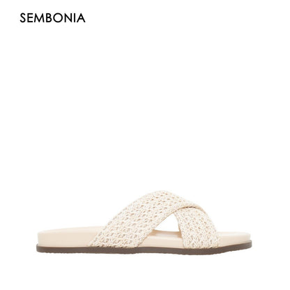 Women Recycled Materials of Synthetic Leather Flats