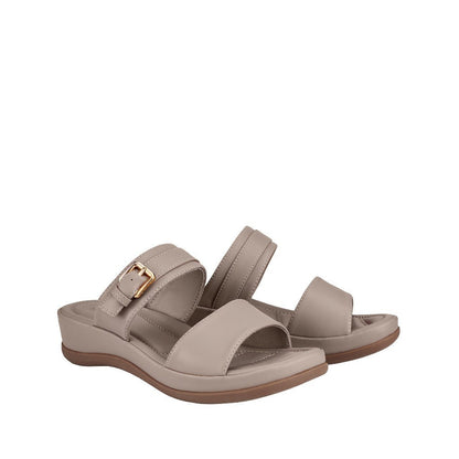 Women Recycled Materials of Synthetic Leather Wedges