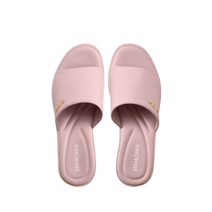 Women Recycled Materials of Synthetic Leather Wedges
