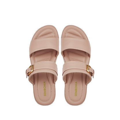 Women Recycled Materials of Synthetic Leather Wedges