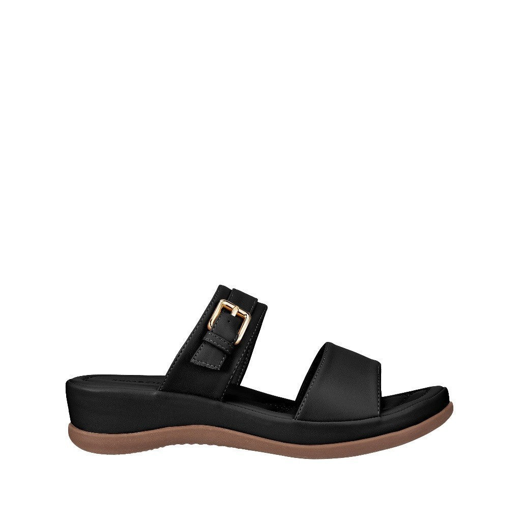 Women Recycled Materials of Synthetic Leather Wedges